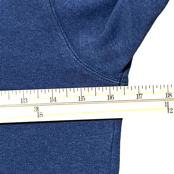 johnnie-O 1/4 Zip Pullover Sweatshirt Size S Blue Casual Preppy Coastal - Picture 4 of 9